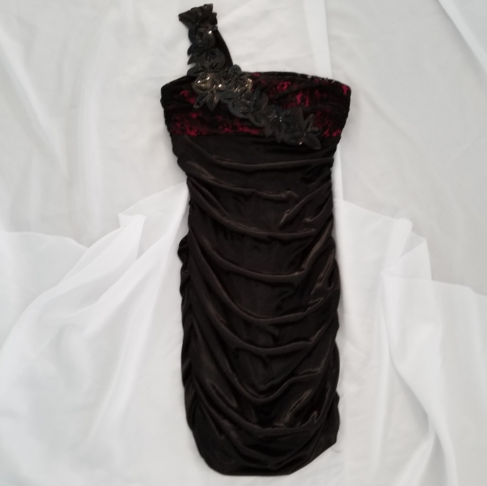 Little black dress.